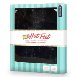 Hot Feet Deluxe Verwarmbare Sloffen - Wit of Zwart