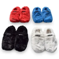 Hot Feet Deluxe Verwarmbare Sloffen - Wit of Zwart
