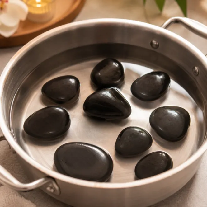 Hot Rocks Massage Stenen - 9 Stuks - Graniet