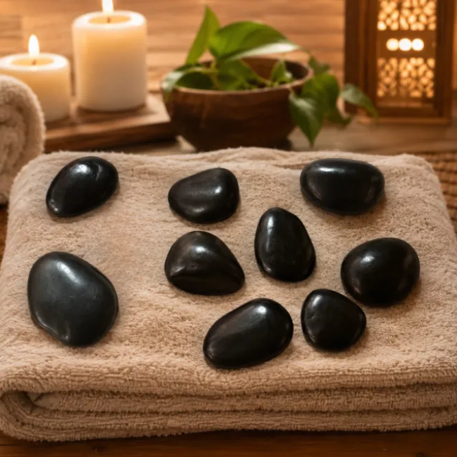 Hot Rocks Massage Stenen - 9 Stuks - Graniet