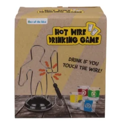 Hot Wire Drankspel - Inclusief 4 Shotglazen - 19x10x23 cm