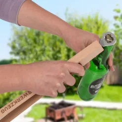 Houten BBQ Tang met Bieropener