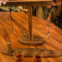 Houten Ring Toss Drinkspel - Wooden toss