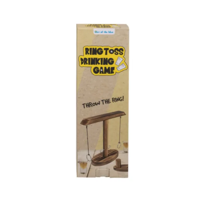 Houten Ring Toss Drinkspel - Wooden toss