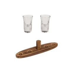 Houten Ring Toss Drinkspel - Wooden toss