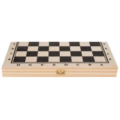 Houten schaakbord