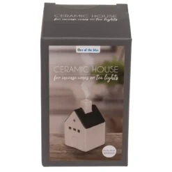 Keramieken huisje voor theelichtjes/wierookkegels