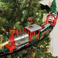 Kerstboom Treinset - Met Licht & Geluid - Christmas Tree Train Set