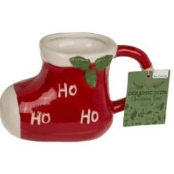 Kerstmok Kerstlaars - 300 ml - Keramiek - Feestelijk Cadeau