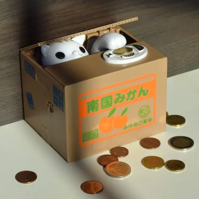 Kitty Bank - Geld Spaarpot - Katten Spaarpot Met Geluid