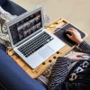 Lapzer Laptop Desk - 60 x 30 cm - Telefoonhouder - Muismat - 2.2 kg