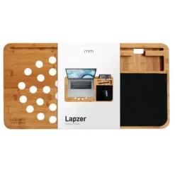 Lapzer Laptop Desk - 60 x 30 cm - Telefoonhouder - Muismat - 2.2 kg