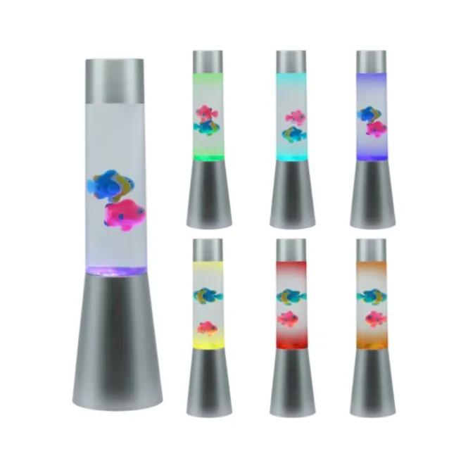 Lava Lamp met Vissen - Nachtlamp Kinderen