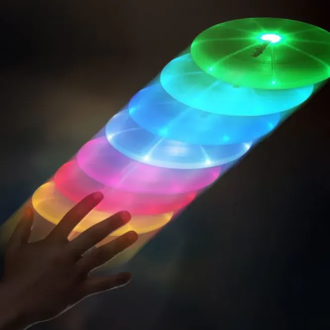 Led Frisbee - 7 Kleurige Ledverlichting - 25cm Diameter