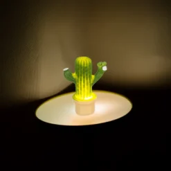 LED Mood lamp, Cactus, 8 x 12 cm