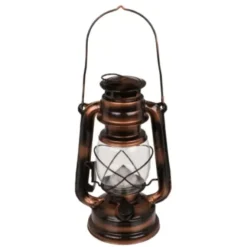 LED Stormlantaarn 15x25 cm - Traploze Helderheid - Metaal