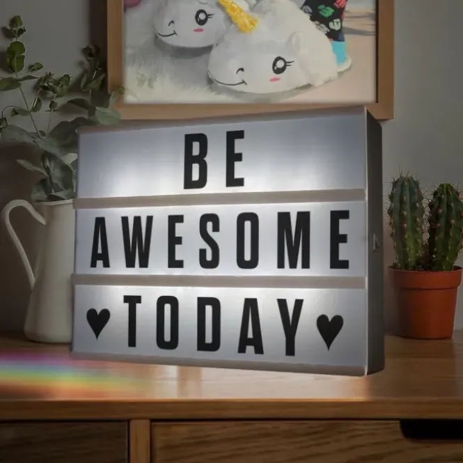 Letterbord met Licht - Cinema LightBox