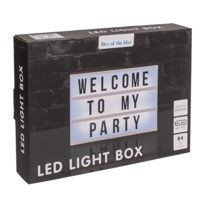 Letterbord met Licht - Cinema LightBox