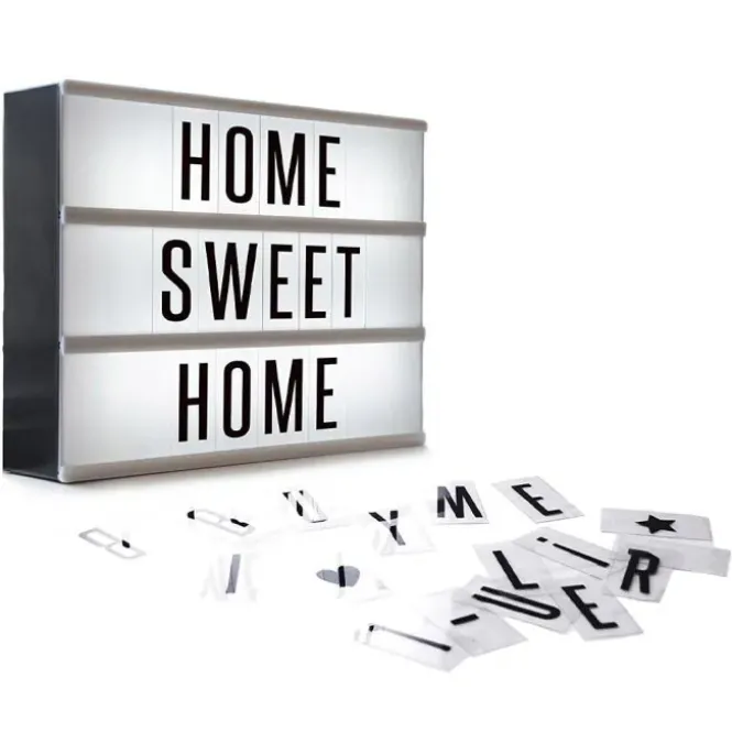 Letterbord met Licht - Cinema LightBox