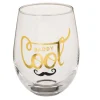 Leuke glazen 'Super mom' & 'Daddy cool'