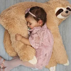 Lifesize Sloth pillow - Luiaard Knuffel - 60 cm