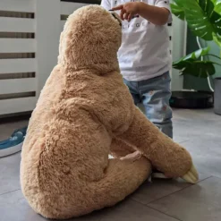 Lifesize Sloth pillow - Luiaard Knuffel - 60 cm
