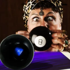 Magic 8 Ball - Magisch Vragenspel - Zwart - 10cm