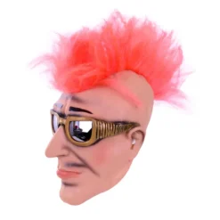 Masker Man met Zonnebril en Hanekam - Punk Stijl