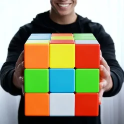Mega Rubiks Cube XXL 18,8 cm - Stickerloos - Maze Cube - Duurzaam ABS