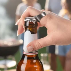 Metalen ring met flessenopener - Bier Opener Ring
