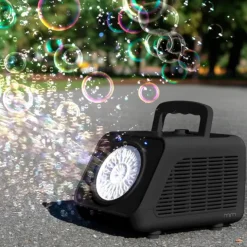 MikaMax Bubble Machine draadloos met LED 20 gaten 19x13x12 cm