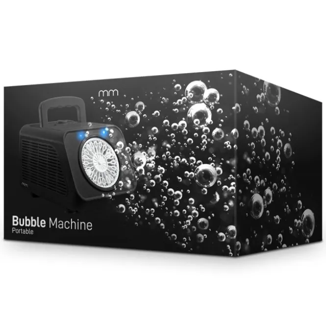 MikaMax Bubble Machine draadloos met LED 20 gaten 19x13x12 cm