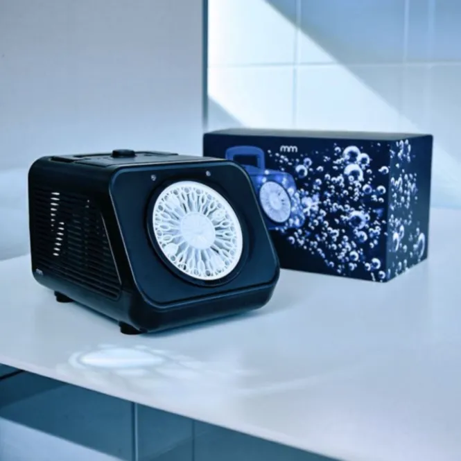 MikaMax Bubble Machine draadloos met LED 20 gaten 19x13x12 cm