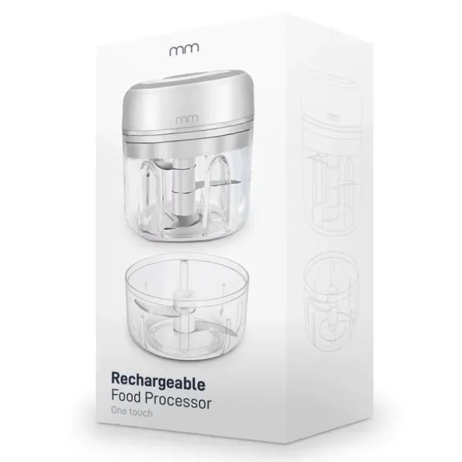 Mini Food Processor - Oplaadbaar - 2 Kopjes (200/300ml)