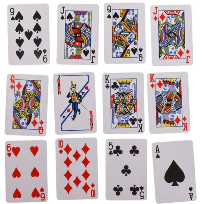 Mini Speelkaarten - Compact 6x4 cm - 54 Kaarten - Met Doosje
