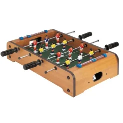 Mini Voetbaltafel - Hout - 51 x 31 cm - Compact Tafelvoetbal