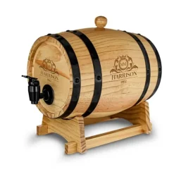 Mini Wijnvat met Kraantje - Wooden Barrel Dispenser - 3L