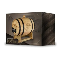 Mini Wijnvat met Kraantje - Wooden Barrel Dispenser - 3L