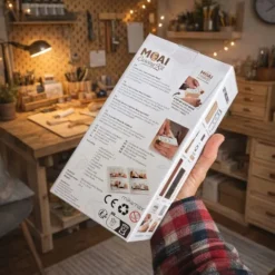 Moai Wood Carving Kit - DIY Cadeau - Inclusief Gereedschap