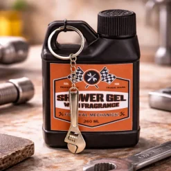 Motoroliekan Shower Gel 260ml - Met Sleutelhanger