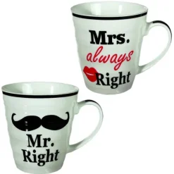 Mr. & Mrs. Right Mokkenset