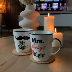 Mr. & Mrs. Right Mokkenset