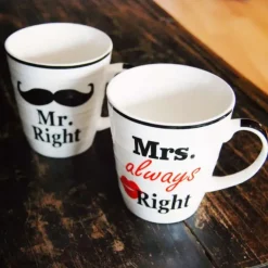 Mr. & Mrs. Right Mokkenset