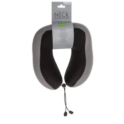 Nekkussen Deluxe - Traagschuim - Grijs/Zwart - met Wasbare Hoes