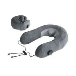 Opblaasbaar Nekmassagekussen - USB Oplaadbaar - 3 Standen
