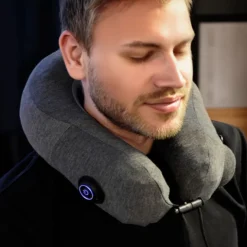 Opblaasbaar Nekmassagekussen - USB Oplaadbaar - 3 Standen