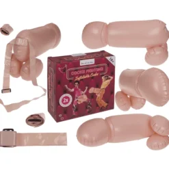 Opblaas Piemel Gevecht Set - 2x 52cm - Opblaasbaar Partyspel