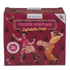 Opblaas Piemel Gevecht Set - 2x 52cm - Opblaasbaar Partyspel