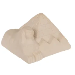 Opgravingsset mummie - 1 mummie - 8 x 9,5 cm - met hamer en borstel