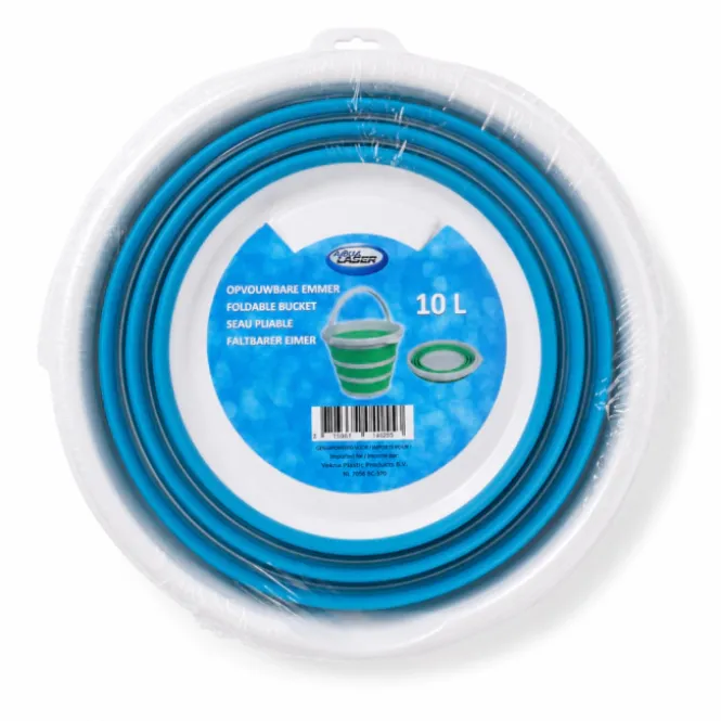 Opvouwbare Emmer Camping 10L - Blauw of Groen
